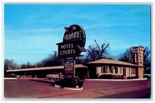 c1960's The Drake Hotel Courts Exterior Roadside Nashville Tennessee TN Postcard picture