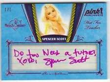 2015 Bench Warmer Pink Archive Hot For Teacher Autograph 1/1 AUTO Spencer Scott  picture