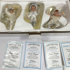 Heirloom Christmas Ornaments Ashton Drake 3 Snow Angels by GG Santiago #37422 picture
