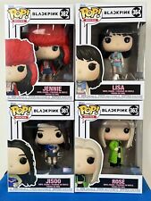 Funko POP Blackpink Set of 4 -  Jennie Jisoo Rose Lisa - NEW with Protectors picture