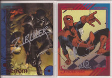 MARVEL FLEER RETRO 2013 + 2015 AUTOGRAPH cards Upper Deck Spider-Man & Villains picture