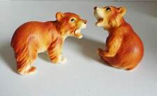 Vintage Pair Lefton Playful Bear Cubs Figurines #H7060 Japan picture