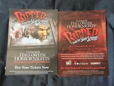 Halloween Horror Nights Ripped From The Silver Screen Table Top Displays HHN picture