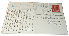 JULY 1927 NEW YORK CENTRAL NYC INLET & OLD FORGE RPO TRAIN POST CARD  picture