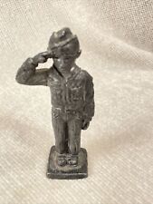Boy Scout Statue R-B Boy Scout Saluting picture