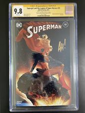 Supergirl & Legion of Super Heroes 23 CGC 9.8 SS Signed Hughes SDCC Mexican Foil picture