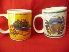 Set of 2 Hilo Hattie O’ahu Hawaii 2002 Souvenir Island Heritage Coffee Cups Mugs picture