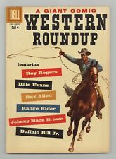 Dell Giant Western Roundup #21 VG/FN 5.0 1958 picture
