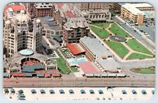 1964 MARLBOROUGH-BLENHEIM HOTEL BOARDWALK AERIAL VIEW ATLANTIC CITY NJ POSTCARD picture