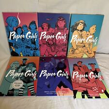 PAPER GIRLS vol 1-6 tpb lot ENTIRE SERIES Brian K. Vaughan + Cliff Chiang Image picture