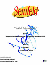 JERRY SEINFELD SIGNED AUTOGRAPH SEINFELD PILOT SCRIPT BECKETT BAS  picture