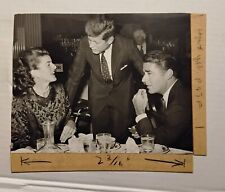 John F. Kennedy Vintage Candid 7x9 Press Photo Peter Lawford picture
