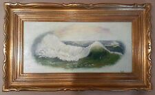 Seascape Original Oil On Canvass Painting  Signed As 