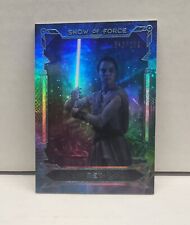 REY 2016 Topps Star Wars Masterwork Show of Force RAINBOW Parallel ~ #'d /299 picture