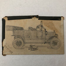 1913 Ford Model Car Child Art Illustration Drawing Sketch Vintage picture