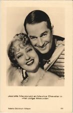 CPA Jeanette MC. Donald - Maurice Chevalier FILM STAR (1071274) picture