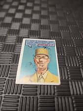 WHO AM I ? #19 Topps 1967 trading card -scratched- Printed in U.S.A. Original picture
