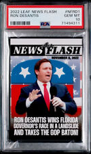 POP 6 PSA 10 Ron Desantis 2022 Leaf News Flash Florida Donald Trump Rival Promo picture