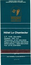 Ste-Adele Quebec Canada Hotel Le Chantecler Vintage Matchbook Cover picture
