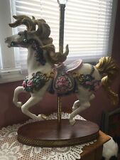 Beautiful Franklin Mint House of Faberge Imperial Rose Carousel Horse picture
