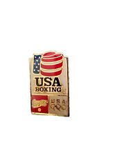Vintage Coca-Cola  Olympics  Pin USA Boxing  picture
