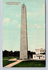 Charleston MA-Massachusetts, Bunker Hill Monument, Antique, Vintage Postcard picture