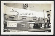 Tom Breneman's Restaurant, Hollywood, California, 1947 Real Photo Postcard, Used picture