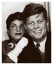PRESIDENT JOHN F. KENNEDY & JACKIE KENNEDY PHOTOBOOTH 8X10 PHOTO picture