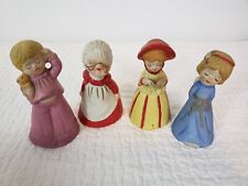 (A24) Vintage Jasco 1978 Merri Bells Handcrafted Porcelain Bisque Figurines Lot picture