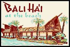 Bali Hai At The Beach Lake Pontchartrain Louisiana Fridge Magnet picture