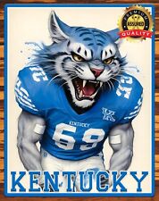 Kentucky Wildcats - Art To Be Signed By Artist - Metal Sign 11 x 14 picture