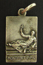 Vintage Saint Montfort Medal Religious Holy Catholic picture