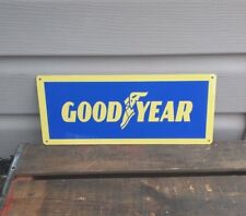 GOODYEAR Metal Sign Tires Service Gas Station Garage Mechanic Shop 5x12
