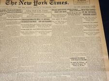 1915 FEBRUARY 11 NEW YORK TIMES - WILSON SENDS NOTES ABOUT OUR SHIPS - NT 7771 picture