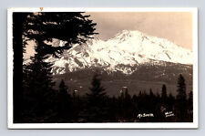 1938 RPPC Scenic Mountain View Mount Shasta CA Mt Webb Photo Studios Postcard picture