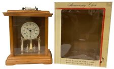 Linden Quartz anniversary clock. Solid wood with Westminster chime. Battery. picture