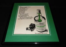 1968 Usher's Green Stripe Whisky 11x14 Framed ORIGINAL Advertisement picture