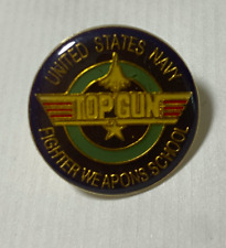 Vintage Top Gun Navy Fighter  School Pin US NAVY USN TOM CRUISE MAVERICK 🔥 picture