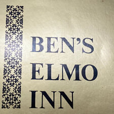 Vintage 1975 Ben's Lake Elmo Inn Restaurant Menu Minnesota Hotel Motel picture