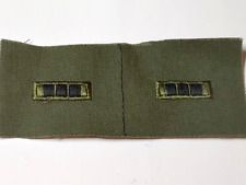 NOS 1 Pr U.S. ARMY SUBDUED  Chief Warrant Officer 3 CW3 INSIGNIA OD Cloth Sew On picture