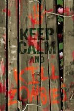 ZOMBIE POSTER ~ KEEP CALM AND KILL ZOMBIES 24x36 Carry On Living Walking Dead picture