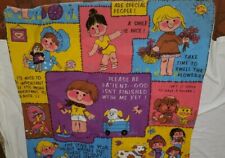 Vintage God isn't finished friends Motto Children’s fabric Courtney Davis 1977 picture