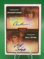 👹 2023 Topps Zerocool STRANGER THINGS 4 JONATHAN / WILL BYERS Auto picture