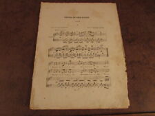 Antique sheet music 1800's Voices of the night Duett Steven Glover picture