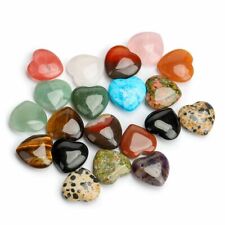 10/20pcs Natural Stone Quartz Healing Reiki Crystal Star Heart Gemstone 0.8in picture
