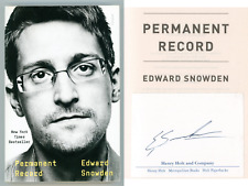 Edward Snowden ~ Signed Autographed Permanent Record Book ~ PSA DNA picture
