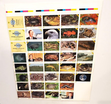 ($2000) Rare 1991 ACORN  BIOSPHERE PROMO CARDS SET UNCUT SHEET Estate Sale Find picture