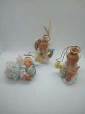 Heirloom Ornaments 1996 Ashton Drake Holiday  Angels Set of 3 w/tags No Papers  picture
