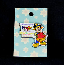 Disney 2003 Epcot Flower & Garden Festival Mickey Holding Apples Pin #21613 picture