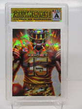 2024 NFL Chiefs Patrick Mahomes II GOLD 1/1  Cartooned  Ice Refractor zx3 rc picture